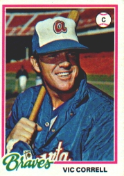 1978 Topps Baseball Cards      527     Vic Correll